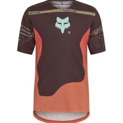 FOX Racing Fahrradbekleidung|Radtrikots-- Flexair S/S Jersey Elevated - Radtrikot Cocoa