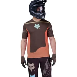 FOX Racing Fahrradbekleidung|Radtrikots-- Flexair S/S Jersey Elevated - Radtrikot Cocoa
