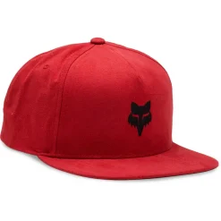 FOX Racing Caps|Kopfbedeckungen-- Fox Head Snapback Hat - Cap Flame Red