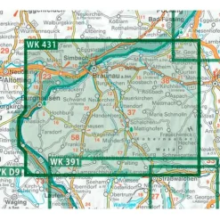 Freytag & Berndt - Ibmer Moor-Kobernaußerwald-Braunau-Burghausen-Marktl - Wanderkarte Auflage 2013 Clearance