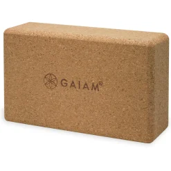 GAIAM Fitness-Ausrüstung-- Cork Brick - Yogablock Brown
