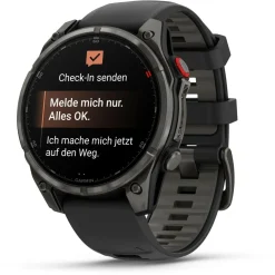 Garmin - Fenix 8 Pro 47 mm - Multifunktionsuhr Amoled Sapphire Black / Carbon Grey Titan Dlc Online