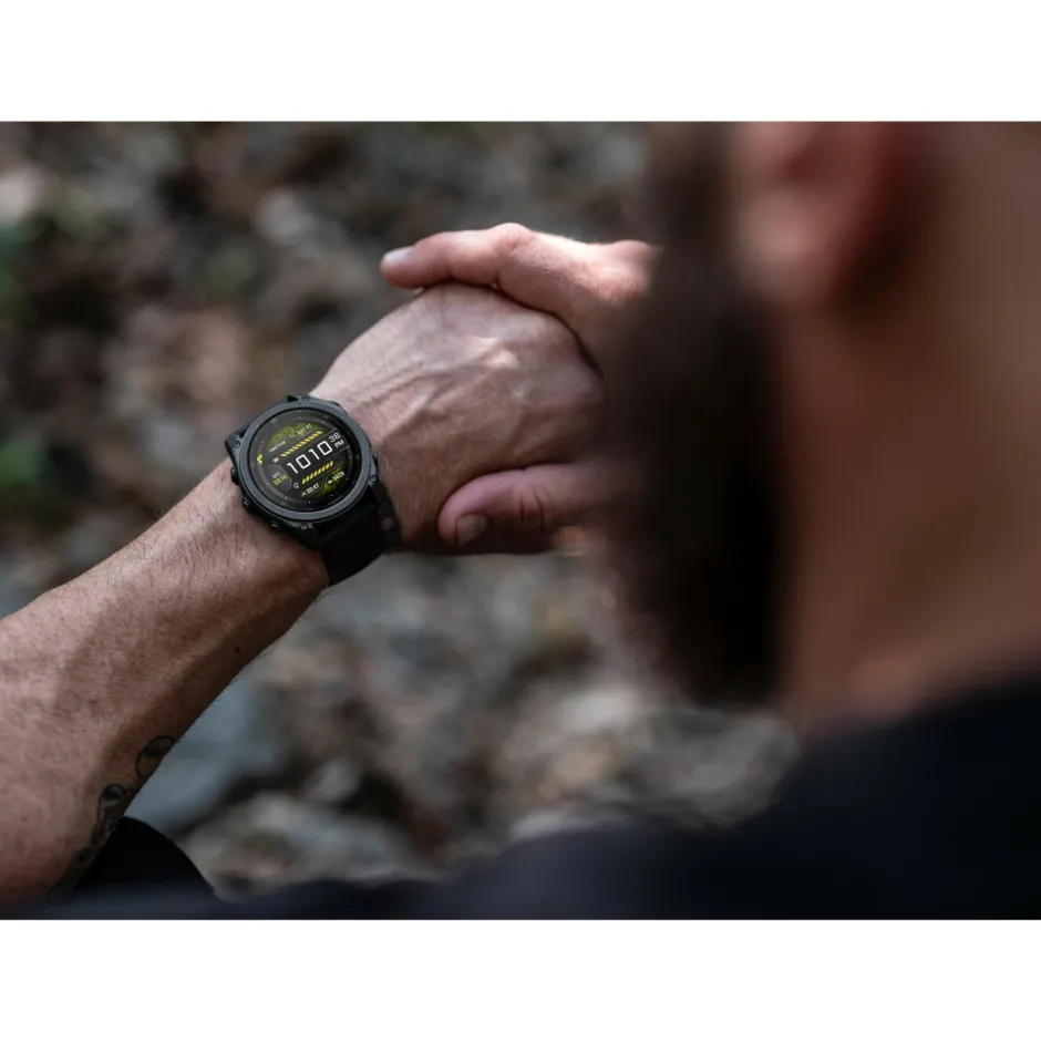 Garmin Uhren-- Tactix 8 - 51 mm Solar - Multifunktionsuhr Sapphire Black Titan Dlc