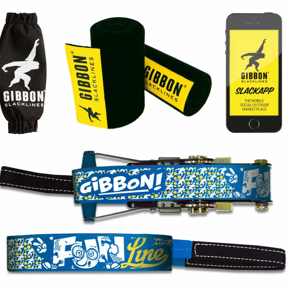 Gibbon Slacklines - Funline Treewear Set New