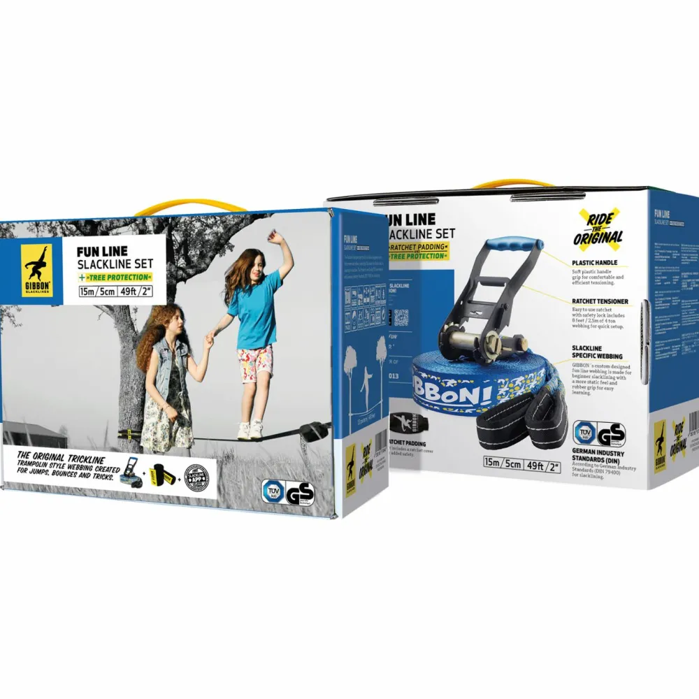 Gibbon Slacklines - Funline Treewear Set New