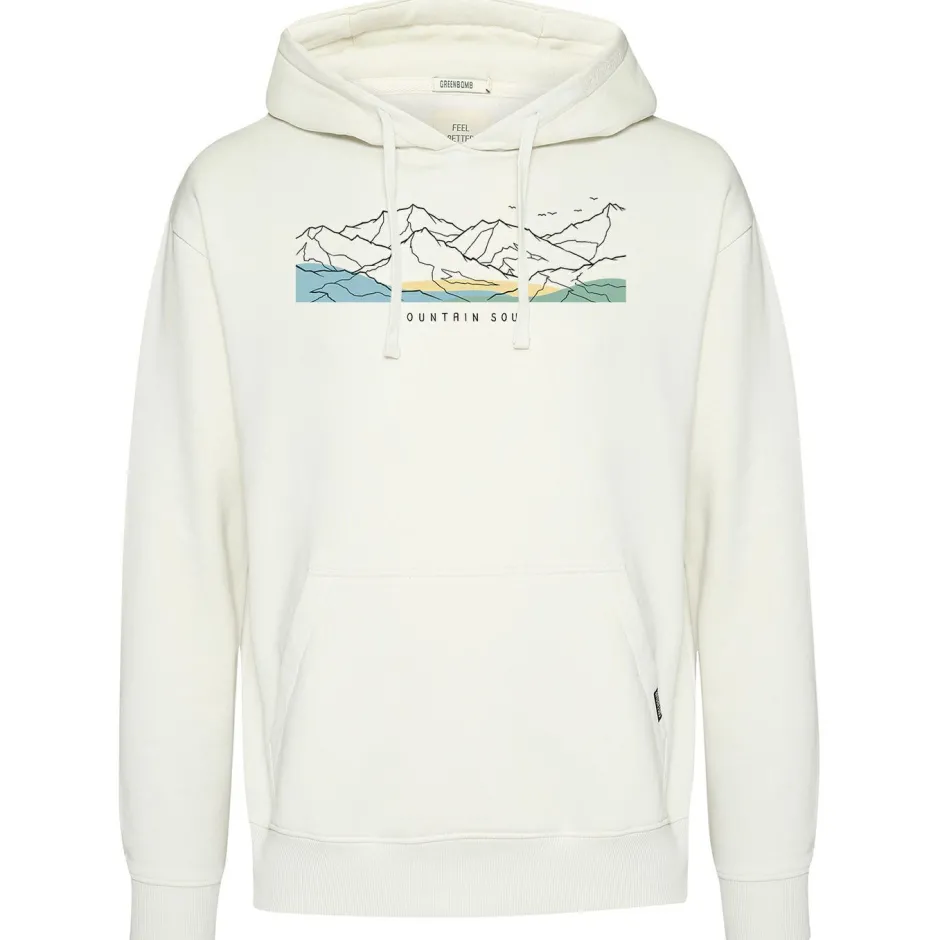 GreenBomb Alltagsbekleidung|Pullover & Hoodies-- Mountain Soul Joy Hoodie - Hoodie Moonstone