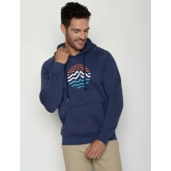 GreenBomb - ountain tripe Trek Hoodie - Hoodie