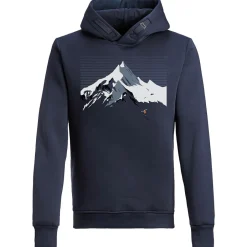 GreenBomb Alltagsbekleidung|Pullover & Hoodies-- Nature Mountain Ski Star Hoodie Cotton - Hoodie Navy