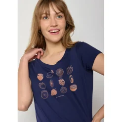 GreenBomb - Woen' Bike trawberry ove T-hirt - T-hirt