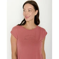 GreenBomb Alltagsbekleidung|T-Shirts-- Women's Weekend Plans Timid - T-Shirt Dark Rose