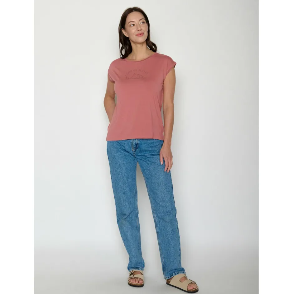 GreenBomb Alltagsbekleidung|T-Shirts-- Women's Weekend Plans Timid - T-Shirt Dark Rose