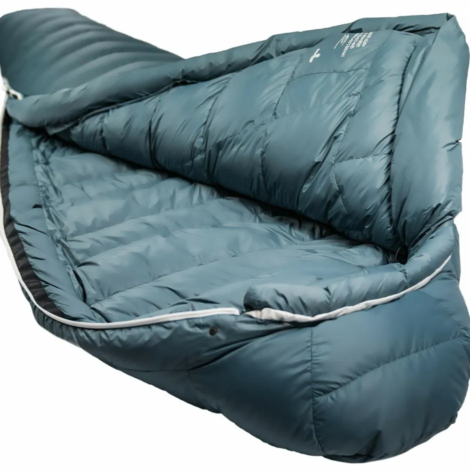 Gru00fcezi Bag Trekkingausrüstung|Daunenschlafsäcke-Grüezi Bag - Biopod Down Hybrid Ice Cold - Daunenschlafsack Platin Grey