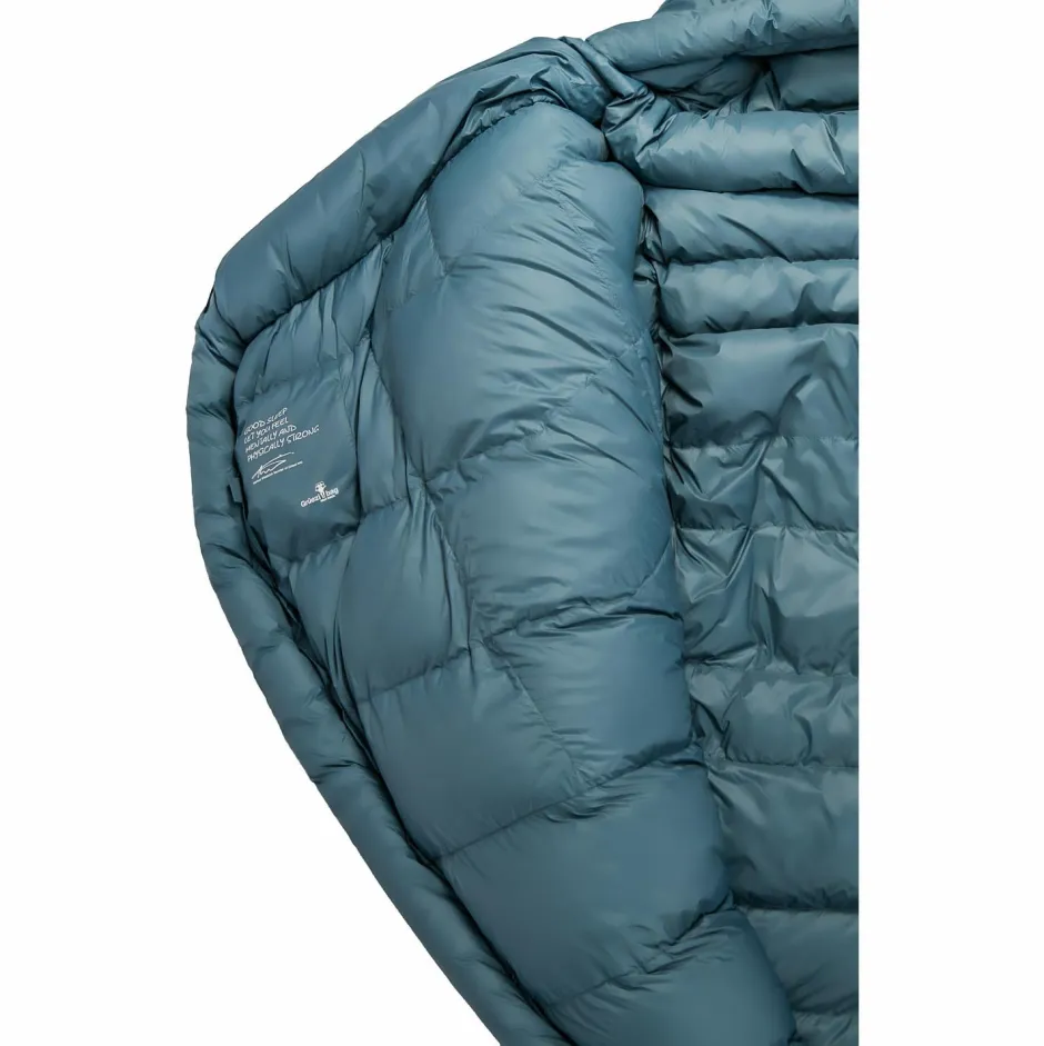 Gru00fcezi Bag Trekkingausrüstung|Daunenschlafsäcke-Grüezi Bag - Biopod Down Hybrid Ice Cold - Daunenschlafsack Platin Grey