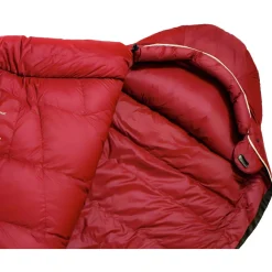 Gru00fcezi Bag Grüezi Bag - Biopod Down Hybrid Ice Alpine 190 - Daunenschlafsack Cherry Hot