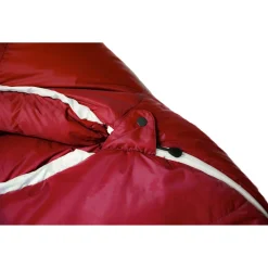 Gru00fcezi Bag Grüezi Bag - Biopod Down Hybrid Ice Alpine 190 - Daunenschlafsack Cherry Hot