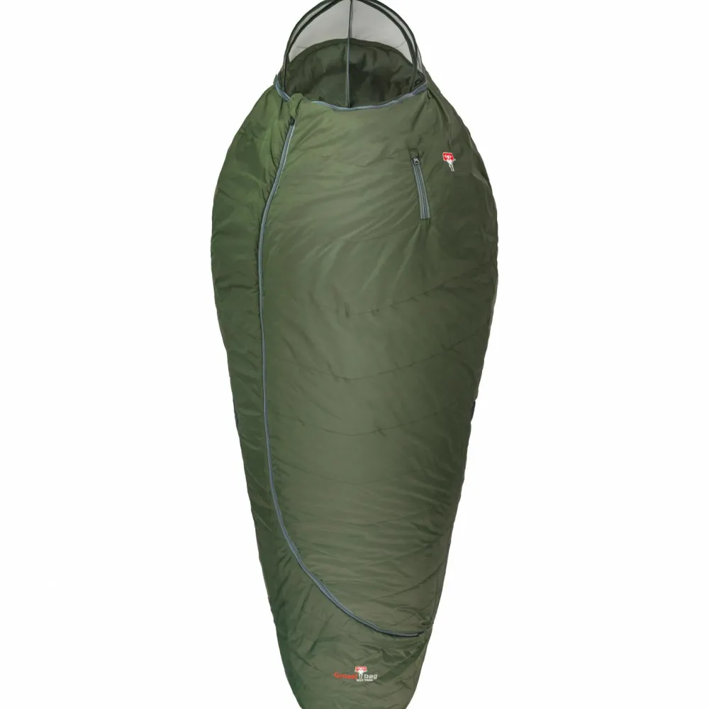 Gru00fcezi Bag Grüezi Bag - Biopod Wolle Survival XXL Wide - Kunstfaserschlafsack Greenery Sale