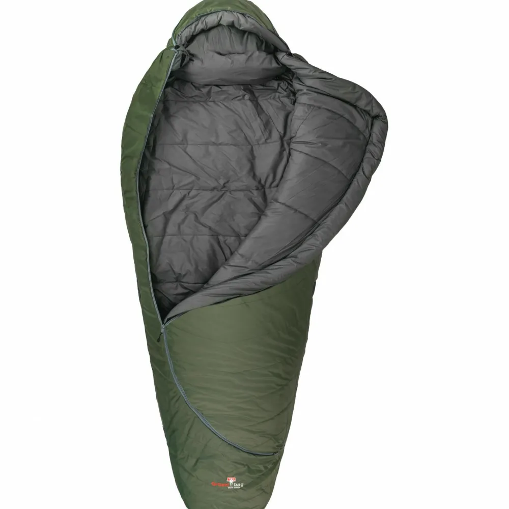 Gru00fcezi Bag Grüezi Bag - Biopod Wolle Survival XXL Wide - Kunstfaserschlafsack Greenery Sale