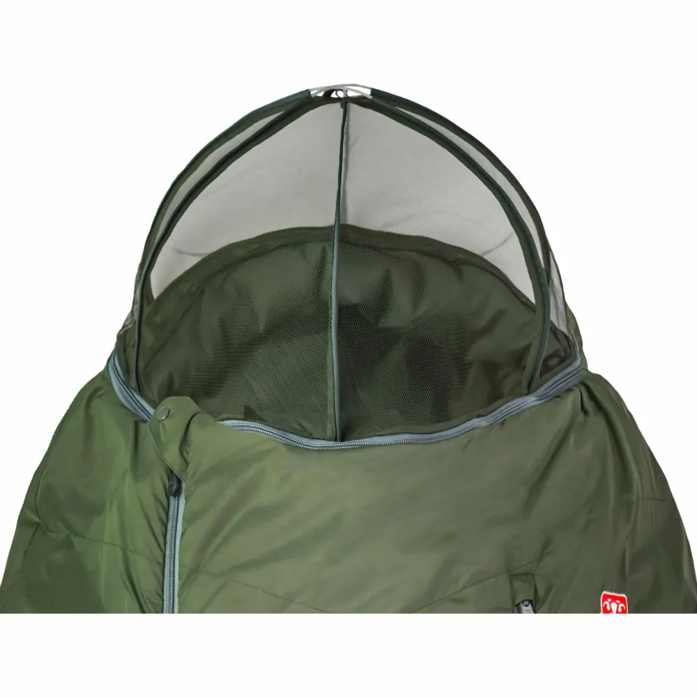 Gru00fcezi Bag Grüezi Bag - Biopod Wolle Survival XXL Wide - Kunstfaserschlafsack Greenery Sale