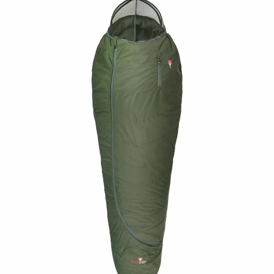 Gru00fcezi Bag Trekkingausrüstung|Kunstfaserschlafsäcke-Grüezi Bag - Biopod Wolle Survival - Kunstfaserschlafsack Greenery