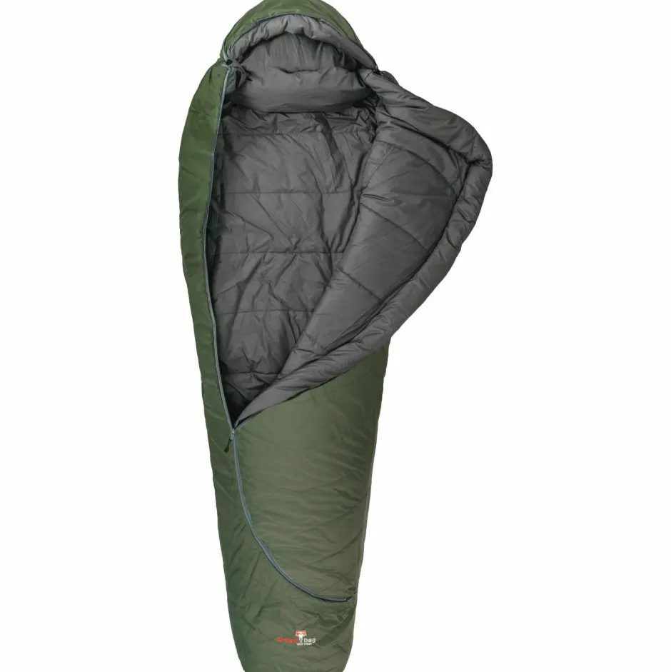 Gru00fcezi Bag Trekkingausrüstung|Kunstfaserschlafsäcke-Grüezi Bag - Biopod Wolle Survival - Kunstfaserschlafsack Greenery