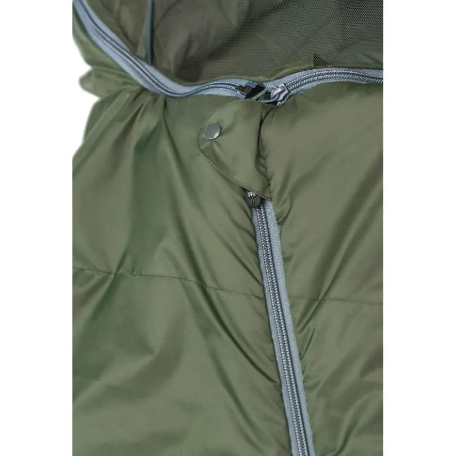 Gru00fcezi Bag Trekkingausrüstung|Kunstfaserschlafsäcke-Grüezi Bag - Biopod Wolle Survival - Kunstfaserschlafsack Greenery