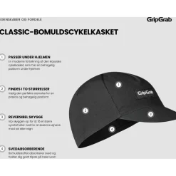 GripGrab - Classic Cotton Cycling Cap - Radmütze Clearance