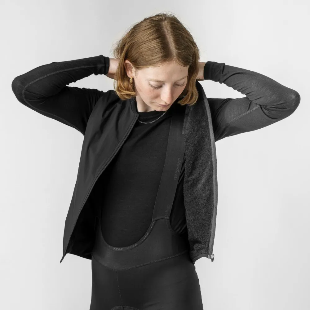 GripGrab - Women's PACR Insulated Mid-Layer Vest - Fahrradweste Black Online