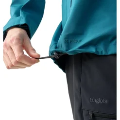 Haglu00f6fs Haglöfs - Women's Front Proof II Jacket - Regenjacke Deep Teal Clearance