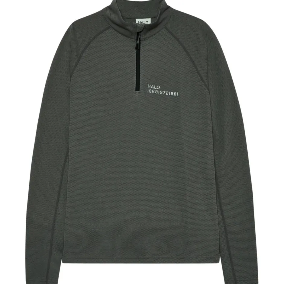 Halo Alltagsbekleidung|Shirts, Hemden & Longsleeves-- Sorona Half Zip - Longsleeve