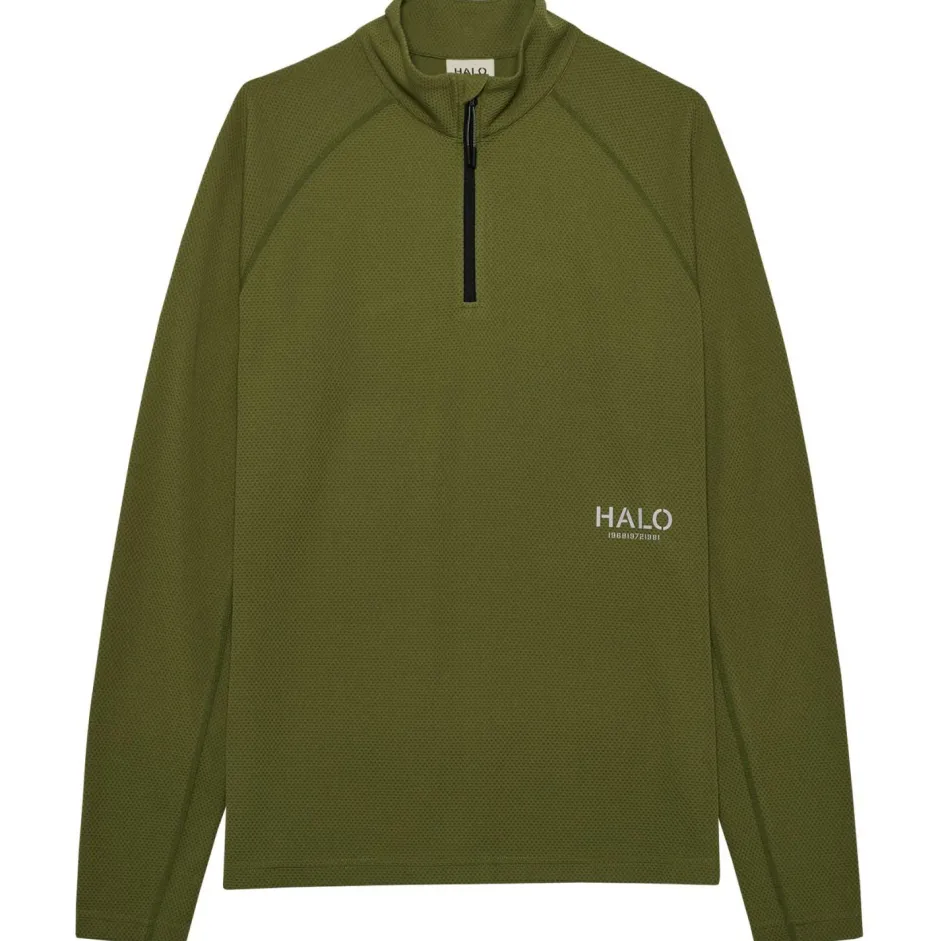 Halo Alltagsbekleidung|Shirts, Hemden & Longsleeves-- Sorona Half Zip - Longsleeve