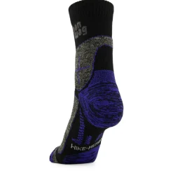 Hanwag - Hike-Merino Socke - Wandersocken Black / Royal Blue New