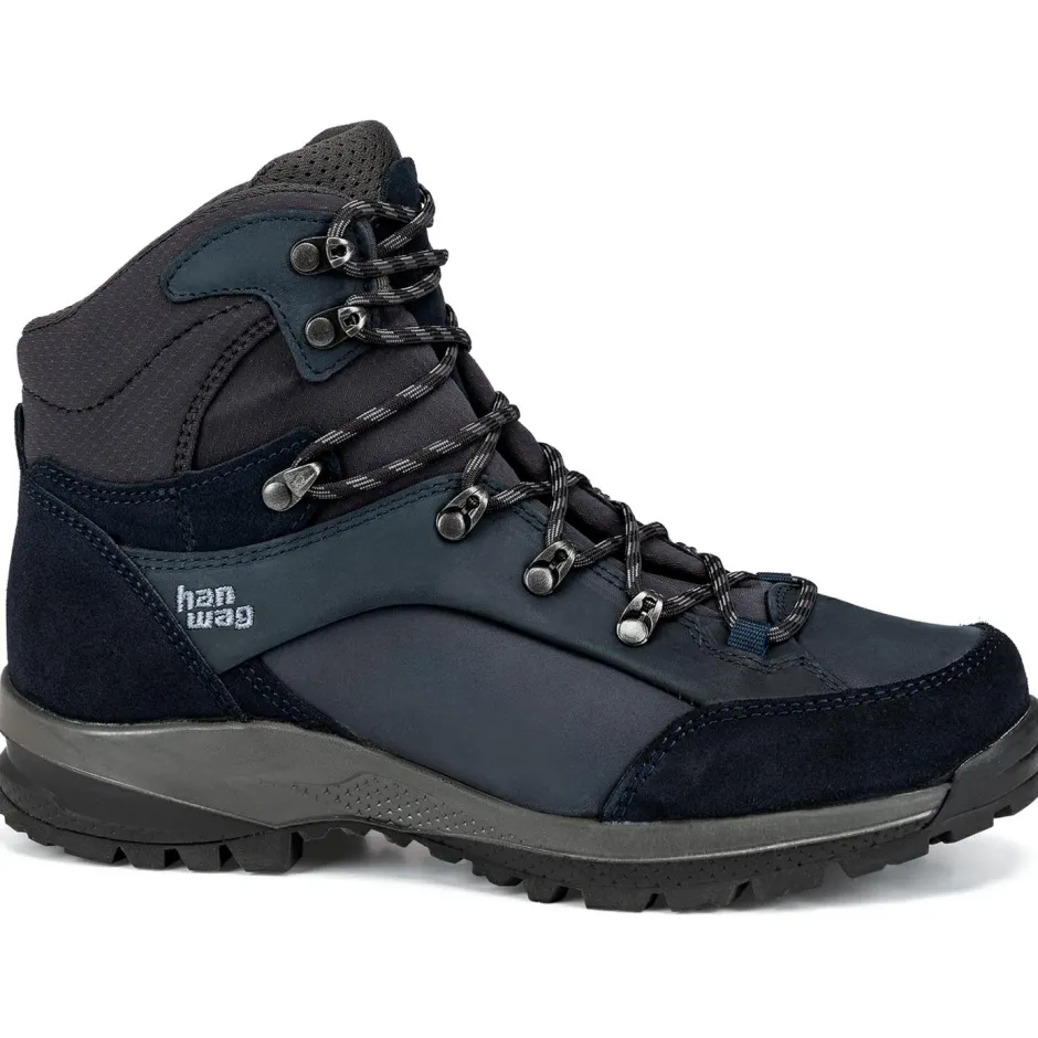 Hanwag Wanderschuhe|Trekkingschuhe-- Women's Banks SF Extra LL - Wanderschuhe Navy / Asphalt
