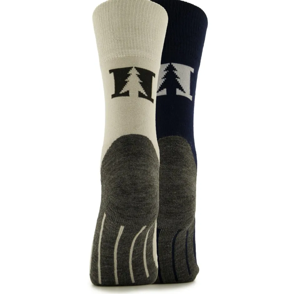 Heber Peak Merinosocken|Socken-- EvergreenHe. Hiking Crew Socks 2-Pack - Wandersocken