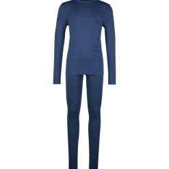 Heber Peak - Kid's Evergreen Seamless Underwear Set - Kunstfaserunterwäsche Dark Blue Clearance