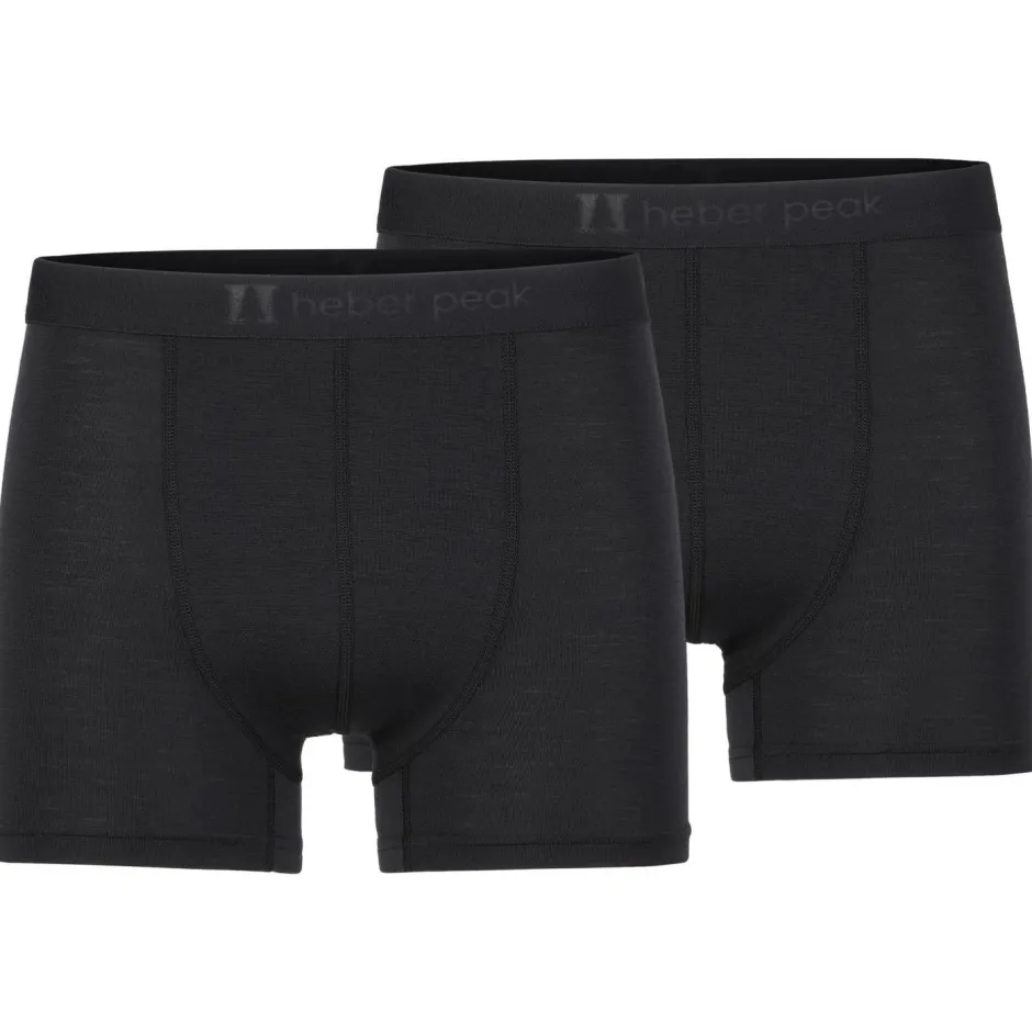 Heber Peak Alltagsbekleidung|Wanderbekleidung-- MerinoMix165 PineconeHe. Boxer 2-Pack - Merinounterwäsche