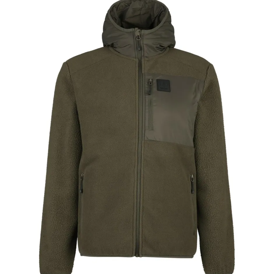 Heber Peak Alltagsbekleidung|Wanderbekleidung-- TimberHe. Fleece with Hood - Fleecejacke