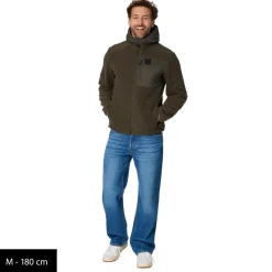 Heber Peak Alltagsbekleidung|Wanderbekleidung-- TimberHe. Fleece with Hood - Fleecejacke