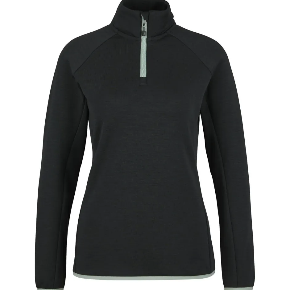 Heber Peak Alltagsbekleidung|Pullover & Hoodies-- Women's MerinoBlend SaplingHe. II Half Zip - Pullover