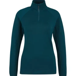 Heber Peak Alltagsbekleidung|Pullover & Hoodies-- Women's MerinoBlend SaplingHe. II Half Zip - Pullover