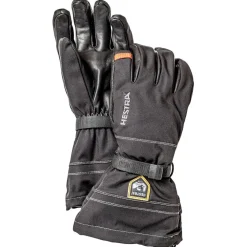 Hestra - Army Leather Blizzard 5 Finger - Handschuhe Black / Light Brown Clearance