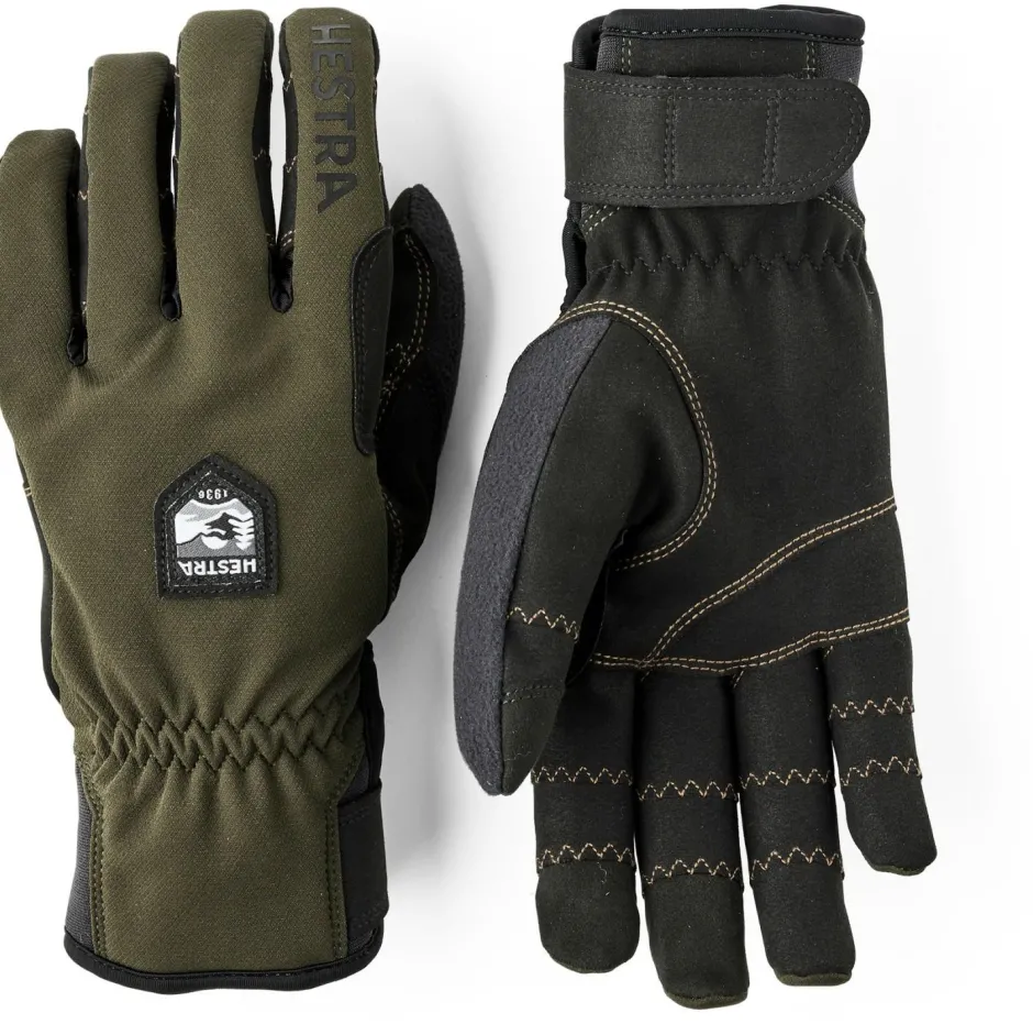 Hestra Hochtourenbekleidung|Handschuhe-- Ergo Grip Wool Touring - Handschuhe Dark Forest / Black