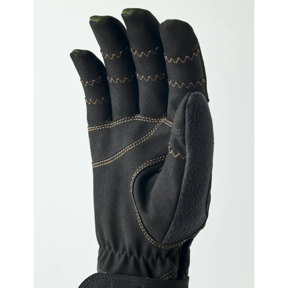 Hestra Hochtourenbekleidung|Handschuhe-- Ergo Grip Wool Touring - Handschuhe Dark Forest / Black