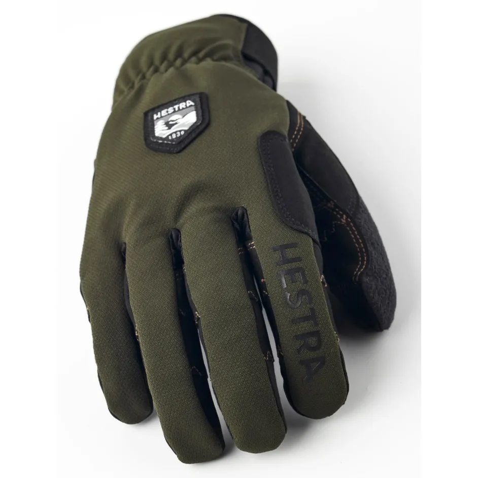 Hestra Hochtourenbekleidung|Handschuhe-- Ergo Grip Wool Touring - Handschuhe Dark Forest / Black