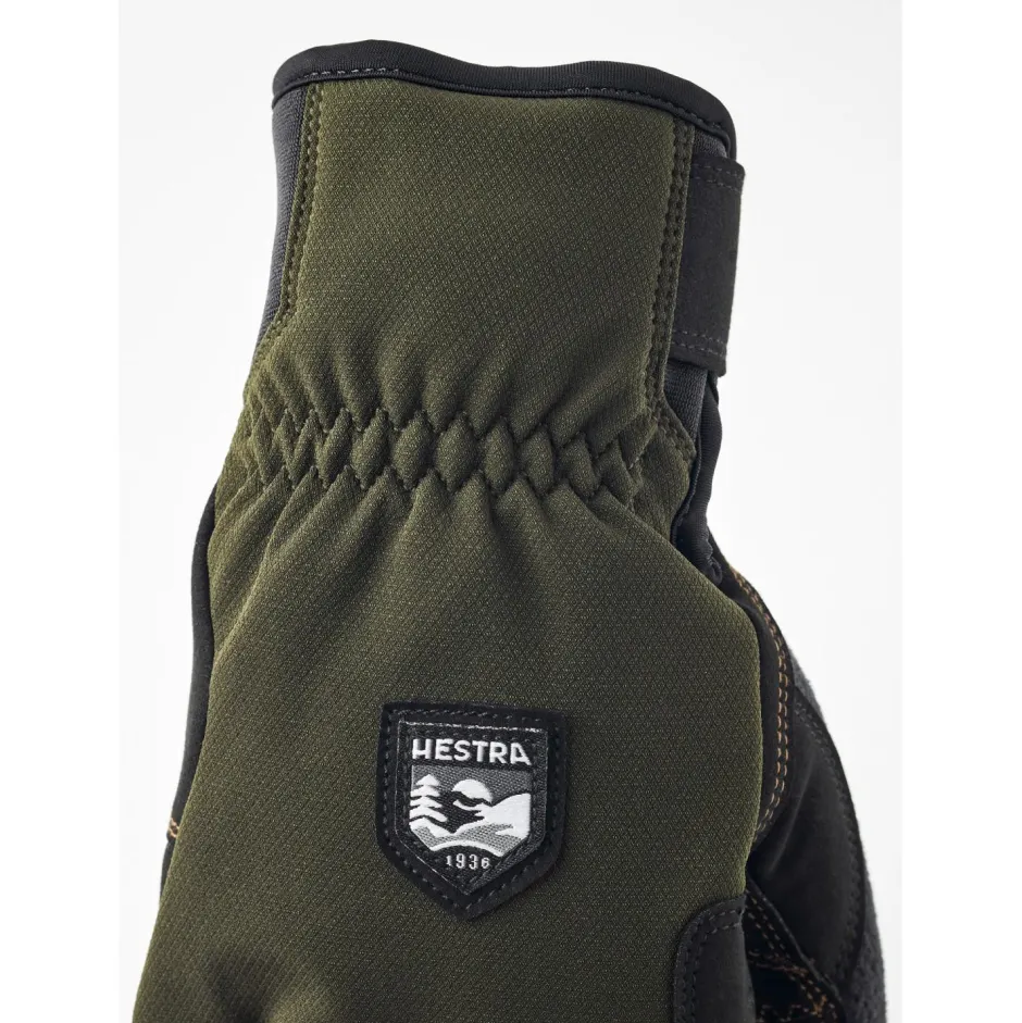Hestra Hochtourenbekleidung|Handschuhe-- Ergo Grip Wool Touring - Handschuhe Dark Forest / Black