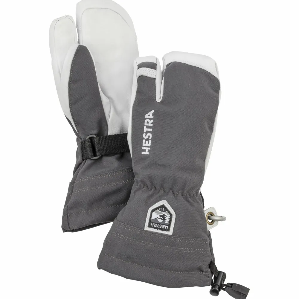 Hestra - Kid's Army Leather Heli Ski 3 Finger - Handschuhe Sale
