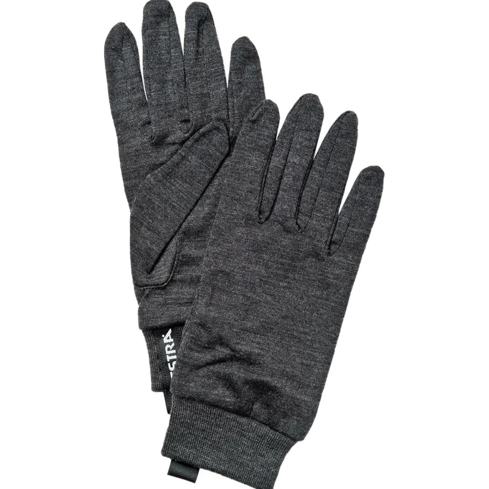 Hestra - Merino Wool Liner Active 5 Finger - Handschuhe Charcoal Online