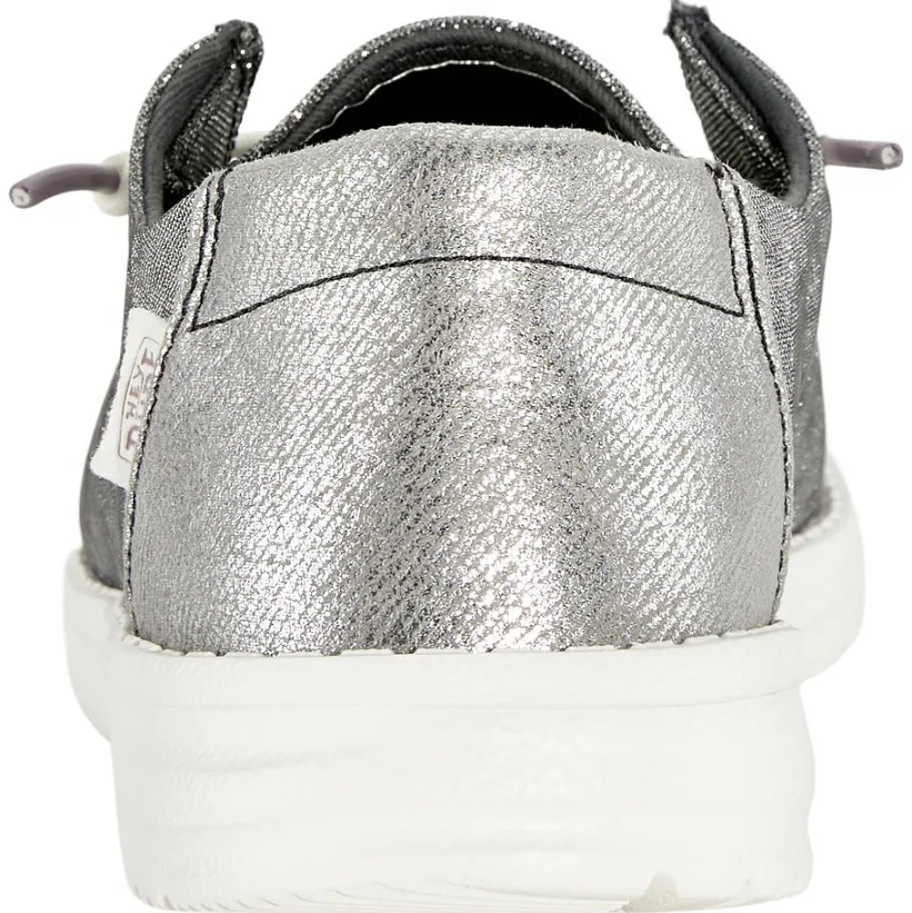 - Women's Wendy Metallic Sparkle - Sneaker < HeyDude Hot