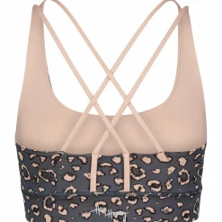 Hey Honey - Women's Criss-Cross Bra Leo - Sport-BH