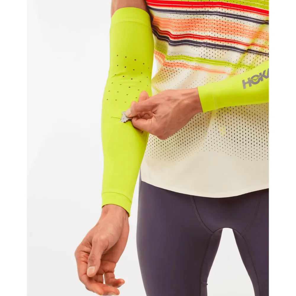 HOKA - Race Day Arm Sleeve - Armlinge Hoka Citrus Discount
