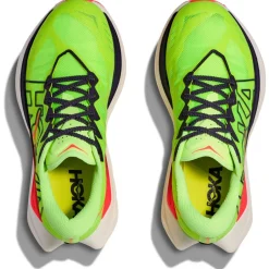 HOKA Trailrunningschuhe|Trail- & Laufschuhe-- Rocket X Trail - Trailrunningschuhe Neon Yuzu / Neon Flame